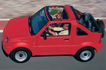 Suzuki Jimny - prices for rent a car in heraklion crete 